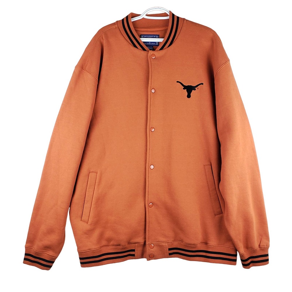 Champs Mens 2XL Texas Longhorns Snap Front Jacket  with pockets